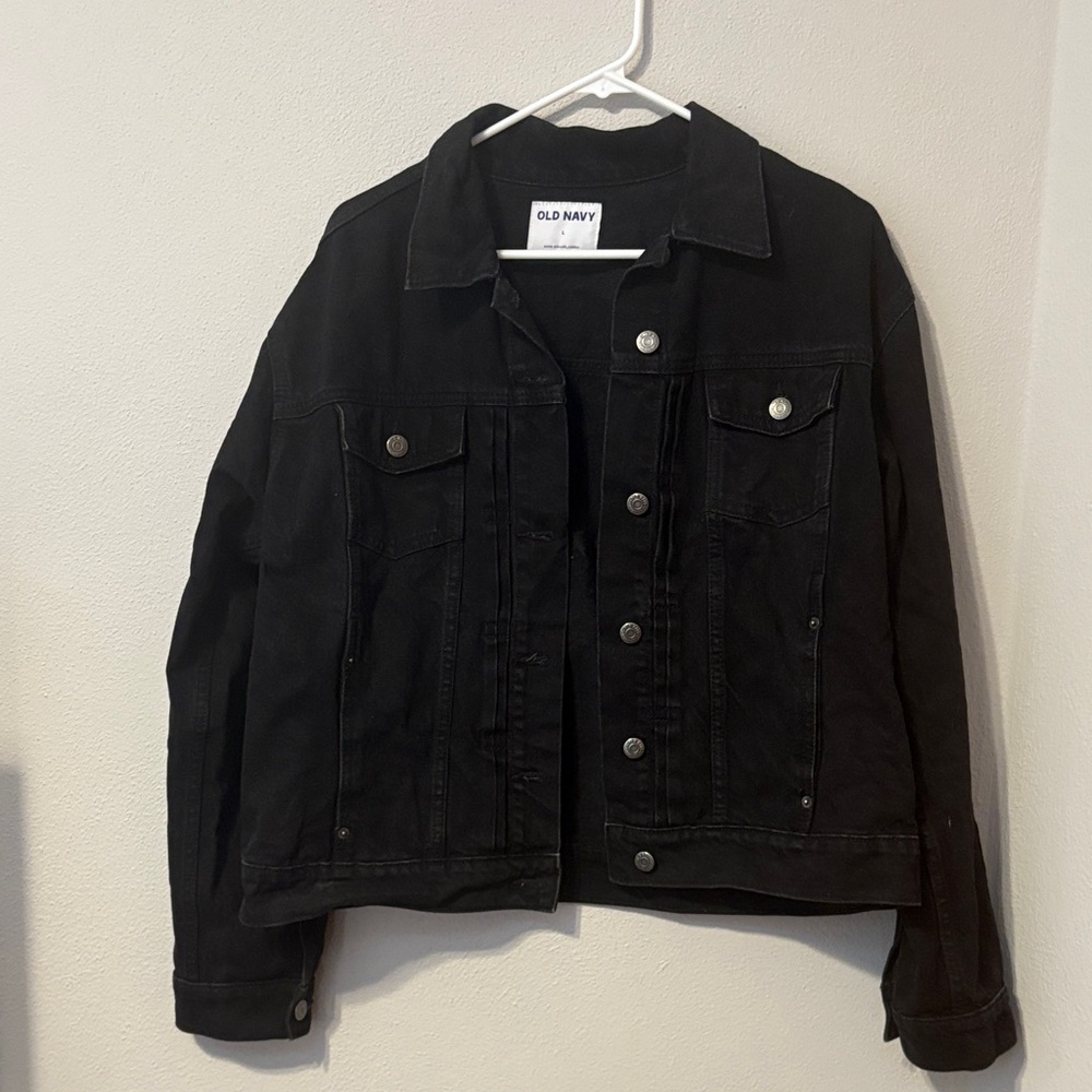 Old Navy Black Jean Jacket